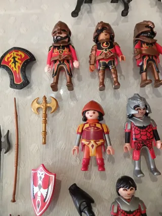 Gran lote Playmobil Caballeros Medievales