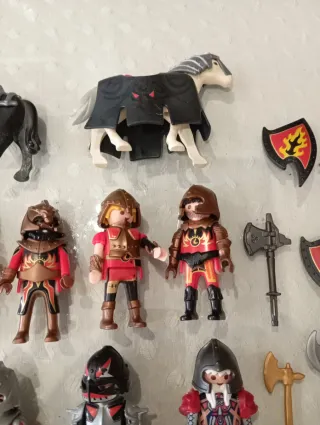 Gran lote Playmobil Caballeros Medievales
