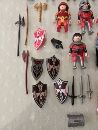Gran lote Playmobil Caballeros Medievales