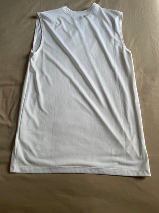 Camiseta Nike Running sin mangas blanca