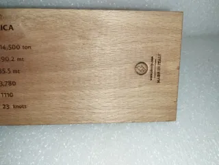 Modellino Costa Pacifica metallo e legno