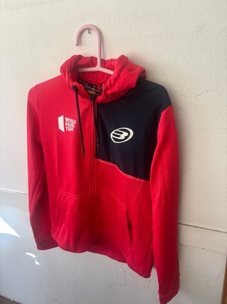 Sudadera roja mujer Bullpadel M