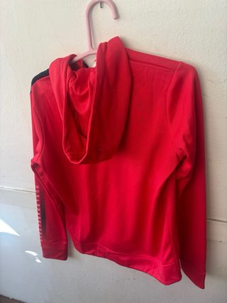 Sudadera roja mujer Bullpadel M