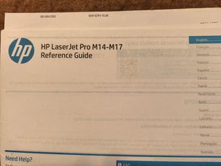 LOTE: Impresora HP LaserJet Pro M15w + 2 cartucho