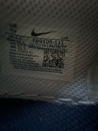 Nike Dunk 37.5 Azul Marino Dorado Blanco