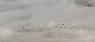 Tiara Novia Plata y Perlas