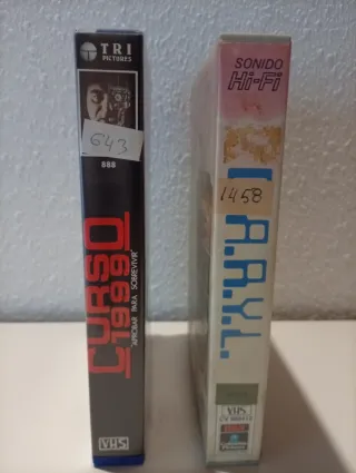 Películas VHS  Curso 1999   D.A.R.Y.L.