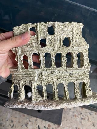 Decoración Coliseo Romano para Acuario