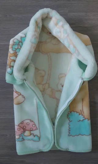 Manta cálida bebé convertible en saco