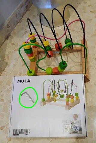 Ábaco laberinto madera IKEA baja precio