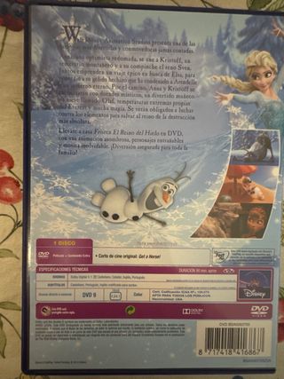 DVD Frozen El Reino del Hielo y Los Croods
