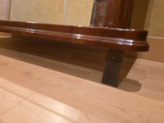 Espejo de entrada madera y cristal