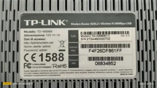 Router Modem TP-Link con antenne