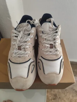 Zapatillas Munich Talla 42 Beige y Azul