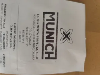 Zapatillas Munich Talla 42 Beige y Azul