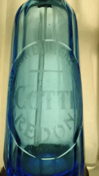 Sifón Francés Azul Piramidal