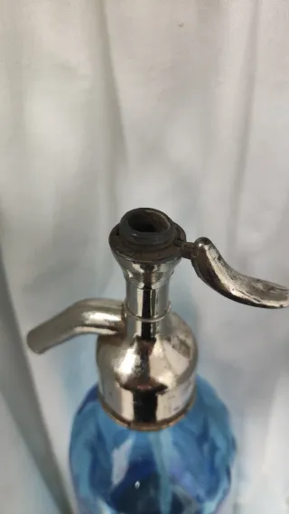 Sifón Francés Azul Piramidal