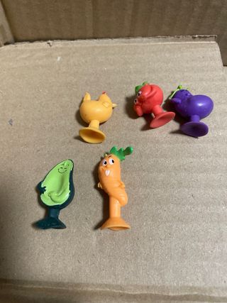 Colección de figuras de verduras