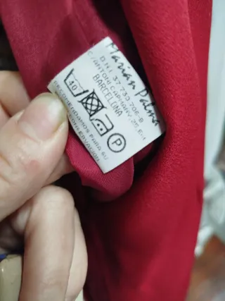 Vestido de ceremonia rojo