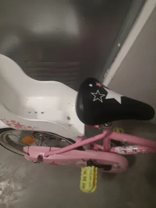 Bicicleta niña rosa Btwin