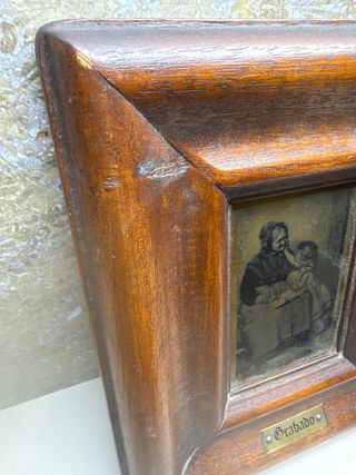 Grabado antiguo enmarcado