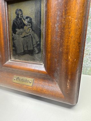 Grabado antiguo enmarcado