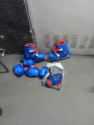 Patines en línea niños T32-34 + protecciones