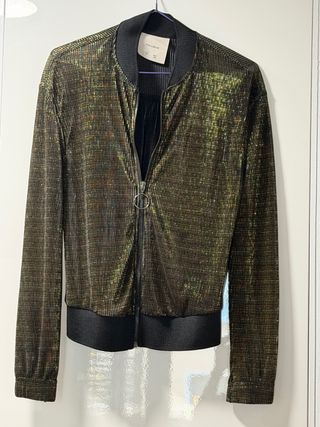 Bomber dorada Pull&Bear