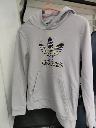 Sudadera Adidas niña capucha multicolor