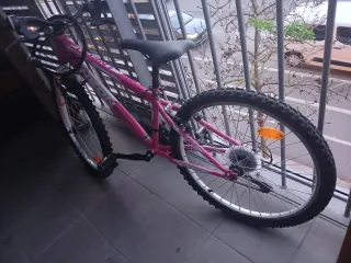 Bicicleta infantil rosa