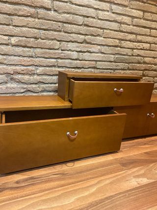 Mueble recibidor de madera