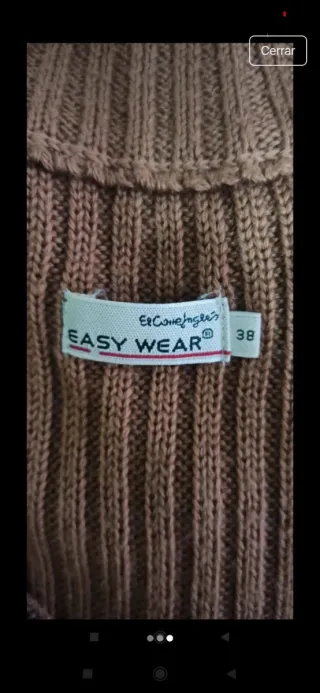 Chaqueta combinada punto T/38