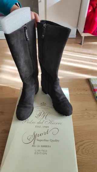 Botas de piel Pedro del Hierro Marrón