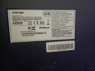 Televisor Cecotec y thosiba con la Pantalla Rota