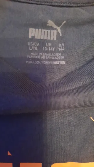 Maglietta PUMA blu ragazzo