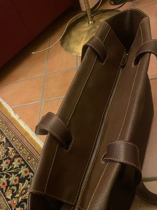 Borsa shopping Trussardi marrone