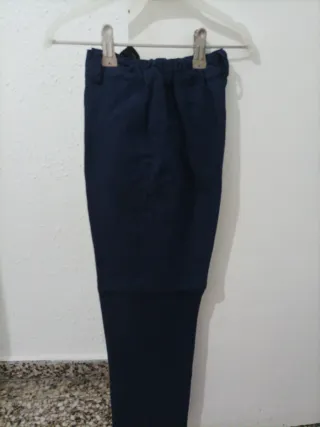 Traje comunión niño azul talla 10