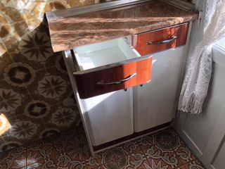 Cocina completa madera y cristal