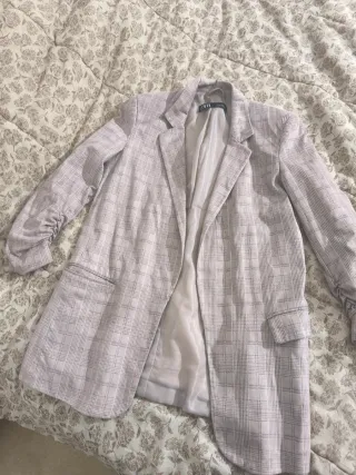 Blazer Zara cuadros