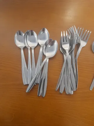 SET CUBERTERÍA 113 PIEZAS ACERO INOX 12 SERVICIOS