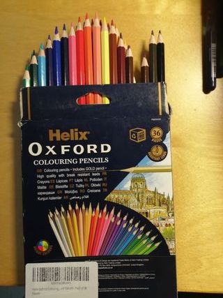 Lápices de Colores Helix Oxford 36