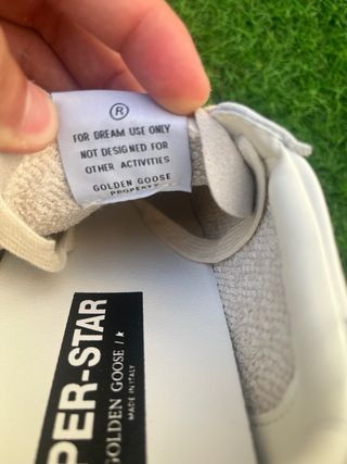 Golden Goose Sneakers Beige y Dorado Talla 38