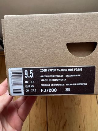 Botas fútbol Nike Mercurial Verdes 43 nuevas