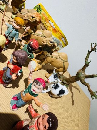 BELEN PESEBRE CABEZONES años 70 original