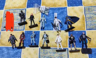 Lote 3 x 2 Figuras Gi Joe