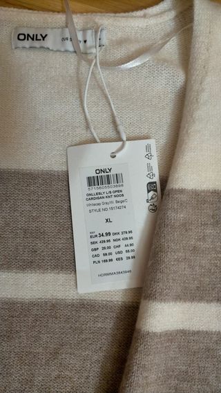 Cárdigan y Jersey Zermaty Talla M