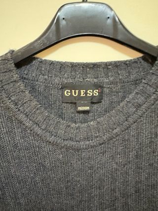 Maglioncino Guess Grigio Uomo