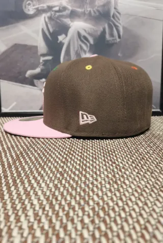 Gorra New Era 59FIFTY Yankees Marrón y Rosa 7.1/2