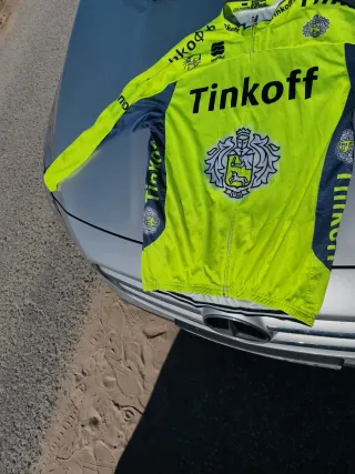 Maillot Tinkoff XXXL ciclismo manga larga
