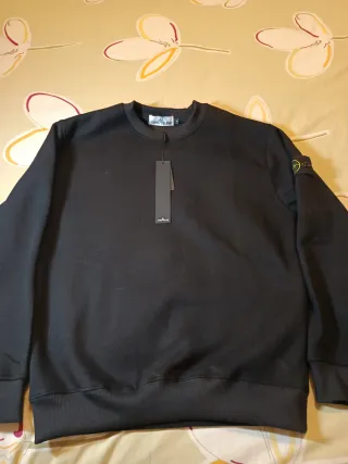 Sudadera Stone Island Negra Talla S